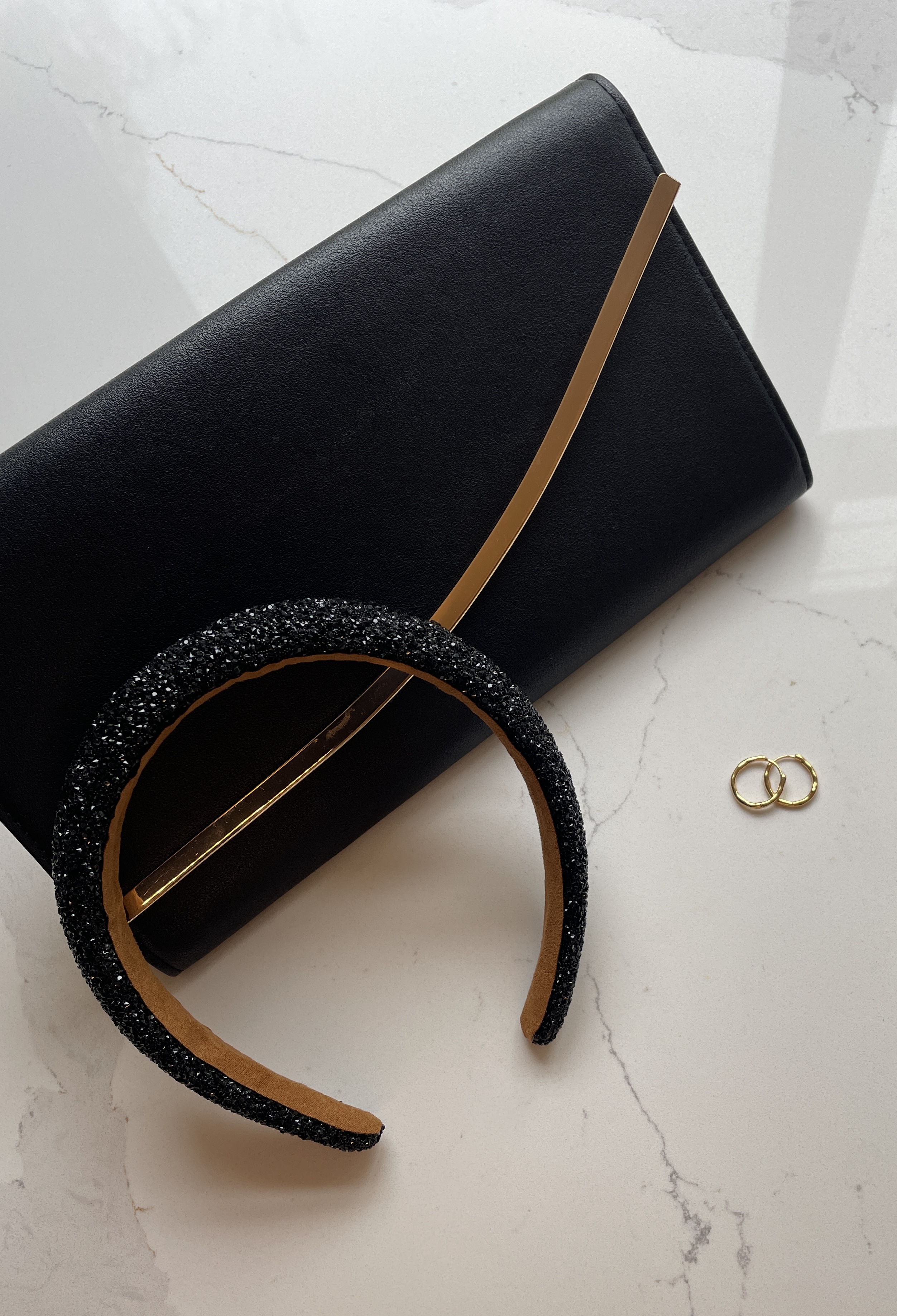 Crystal Headband - Black